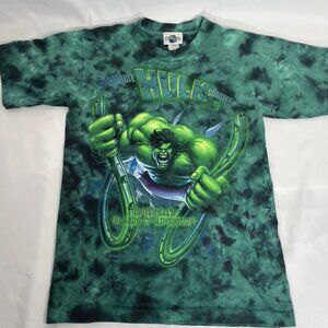 Vintage 90's Incredible Hulk Roller Coaster Shirt Small | Islands of Adventure